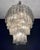 Large Vintage Murano Glass Tiered Chandelier with Smoked Glass Tube, 1990s For Sale - Image 14 of 16