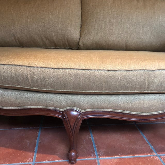 Ethan Allen French Style Evette 71” Settee Sofa Chairish