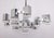 1960s Large Cubic Chrome and Acrylic Glass 17-Light Chandelier by Gaetano Sciolari, Italy, 1960s For Sale - Image 5 of 18