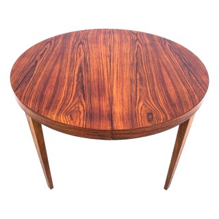 Vintage Danish Chairs with Table, 1960s, Set of 5 For Sale