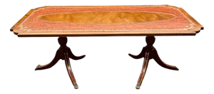 Antique English Chesterfield Coffee Table
