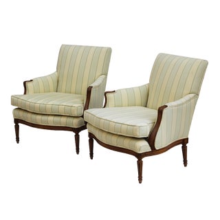 Kindel French Style Armchairs - A Pair For Sale