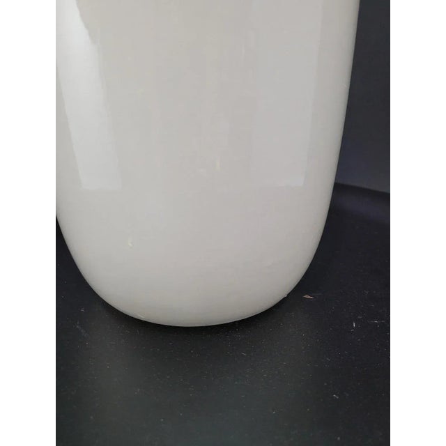 Mid-Century Modern Scheurick Keramik W German White Ceramic Vase For Sale - Image 4 of 9