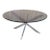 Modern Leon Rosen Pace Collection Chrome JAX-Double X Base Tinted Glass Top Coffee Table For Sale
