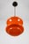 Mid-Century Orange Glass Pendant Lamp, 1970s For Sale - Image 13 of 18