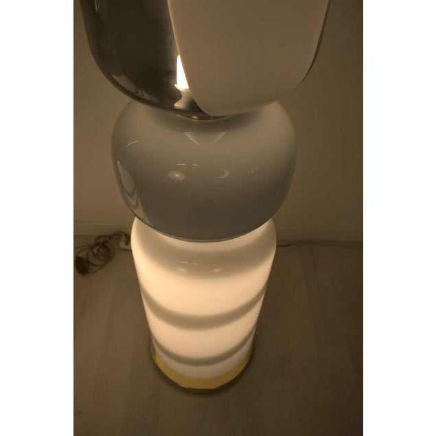 Murano Pair of Murano Glass Floor Lamps, 2000s For Sale - Image 4 of 7