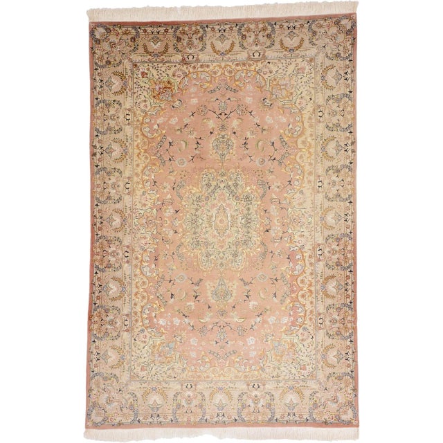 Middle Eastern Hand-Knotted Tabriz Rug For Sale - Image 6 of 6