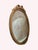 Early 19th Century Hand-Carved and Gilded Oval Wall Mirror For Sale - Image 13 of 13
