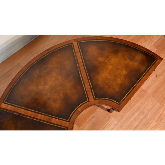 1930s Weiman English Regency Mahogany & Leather Top , Flip-Top Coffee Table For Sale - Image 4 of 18