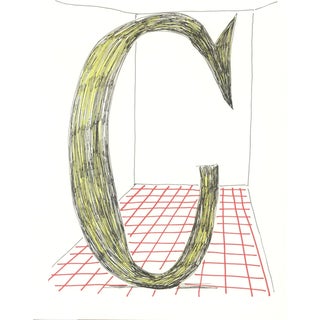 David Hockney, C from Hockneys Alphabet, Lithograph For Sale