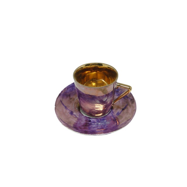 Postmodern Cup and Saucer, Poland, 1970s, Set of 2, in Good conditions. Designed 1970 to 1979
