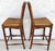 Ethan Allen Country French Wheat Sheaf Back Rush Seat Bar Stools Set of 2 For Sale - Image 11 of 18