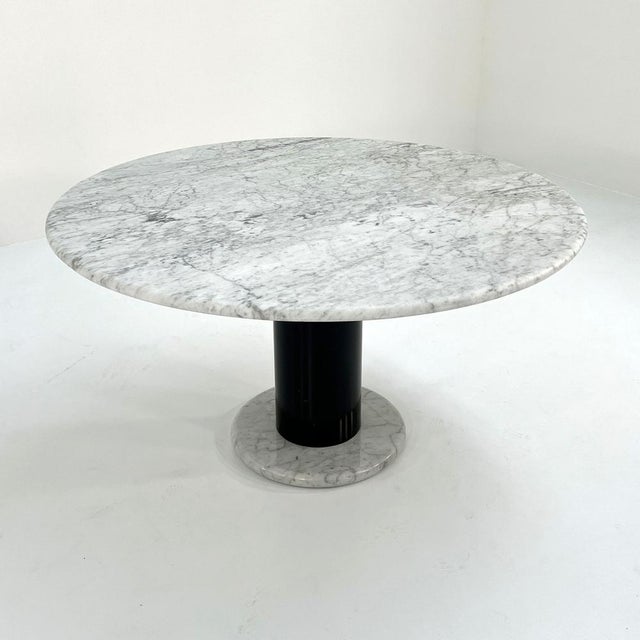 Loto Rosso Dining Table by Ettore Sottsass for Poltronova, 1980s For Sale - Image 9 of 11