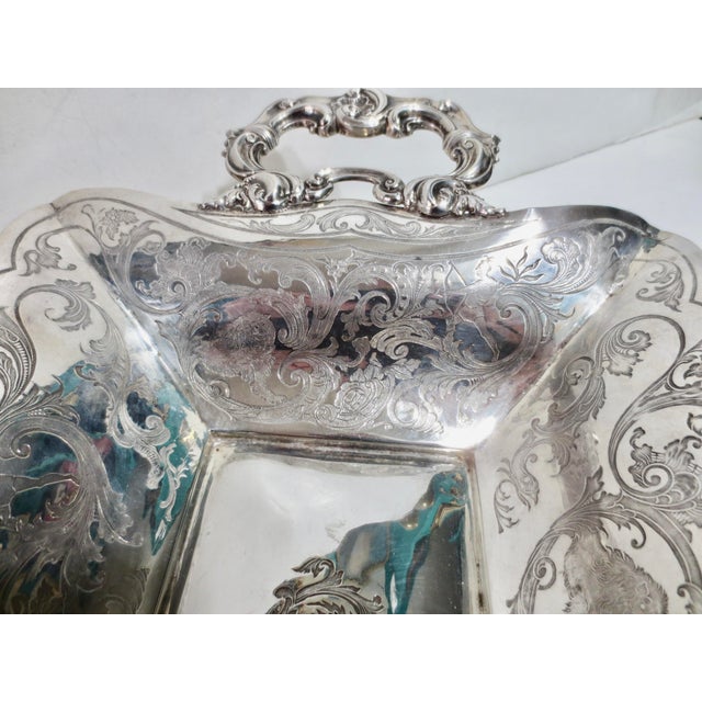 800 Silver Hunt Tray for Game Austro Hungarian Mid 19th 12 Ounces For Sale - Image 16 of 17