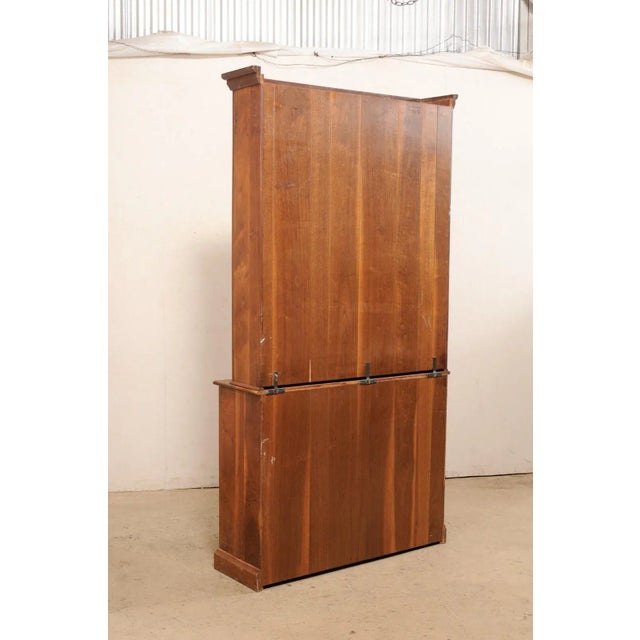 Mid 20th Century French Cherry Wood Tall Cabinet, Mid 20th Century For Sale - Image 5 of 11