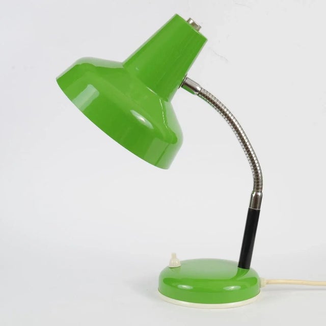 Vintage Green Desk Lamp, 1970s For Sale - Image 6 of 6