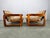 Scandinavian Lounge Chairs in Wood and Corduroy Upholstery, 1970s, Set of 2 For Sale - Image 6 of 15