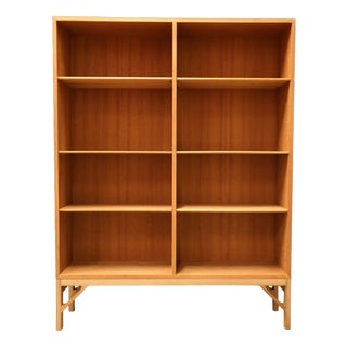 Tall Bookcase in Oak by Børge Mogensen for FDB, 1960s For Sale