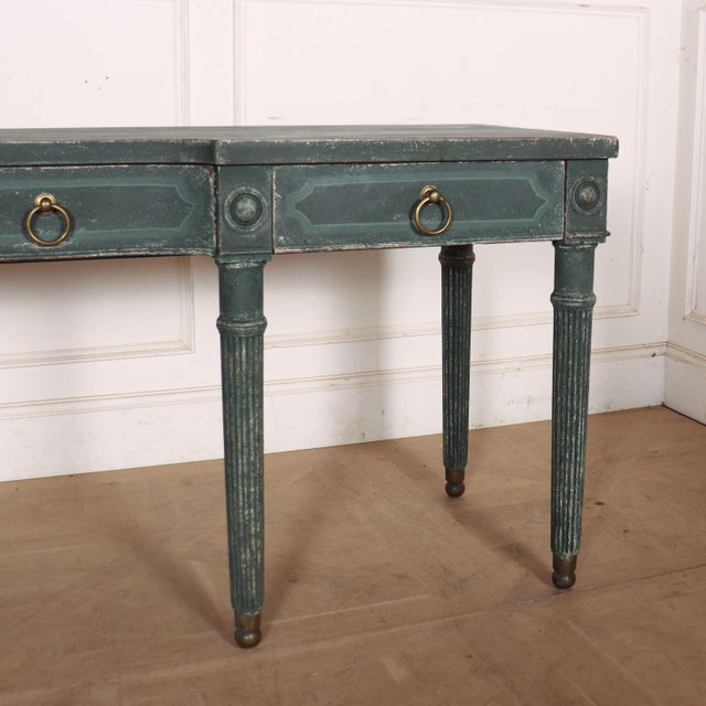 Wood English Regency Console Table For Sale - Image 7 of 12