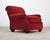 Modern Ralph Lauren London Club Lounge Chair in Italian Red Velvet For Sale - Image 3 of 18