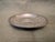 English Early 20th Century Sterling Silver Round Salver With Engraved Surface "S" and Decorative Border For Sale - Image 3 of 5