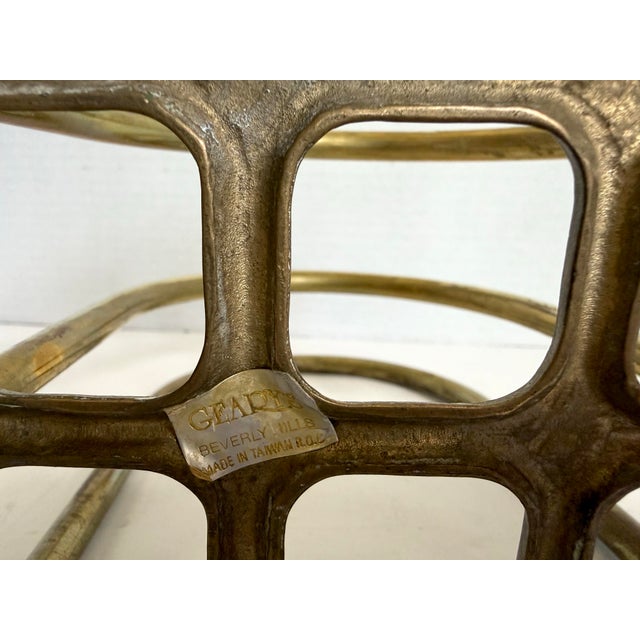 1980s Postmodern Brass Letter Holder by Geary's Beverly Hills For Sale - Image 11 of 11