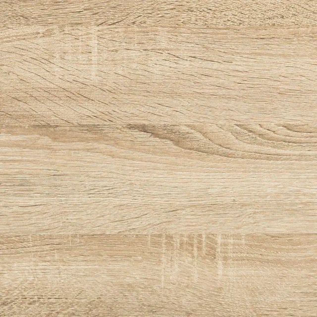 Brown Retro Mid Three Tier End Table in Light Oak & Black For Sale - Image 8 of 10