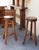 Handcrafted Bar Cabinet in Walnut and Oak, 1960s, Set of 4, in Very Good conditions. Designed 1960 to 1969