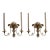 Myran Allan Luxury Lighting Neoclassical Style Antique Silver Finished Bronze Wall Sconces Pair For Sale