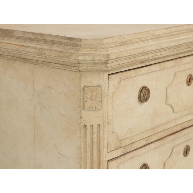 Gustavian Style Pine Chests of Drawers - A Pair For Sale - Image 9 of 11