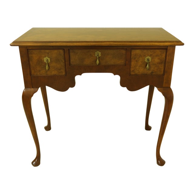 Baker 3 Drawer Walnut Lowboy Dressing Table Chairish