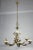 Colored Chandelier in Painted Porcelain For Sale - Image 4 of 9