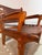 1960s Set of 2 Mid Century Angel Pazmino Hand Tooled Leather Sling Safari Chairs For Sale - Image 12 of 12