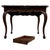 Antique French Oak Writing Table, 1900s For Sale - Image 4 of 12