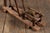 Brown Antique Hand-Built Wooden Pile Driver Instructional Model For Sale - Image 8 of 9