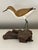 This vintage hand carved sandpiper shorebird sculpture by Gud Mirando is a unique piece of folk art from Nantucket in the...
