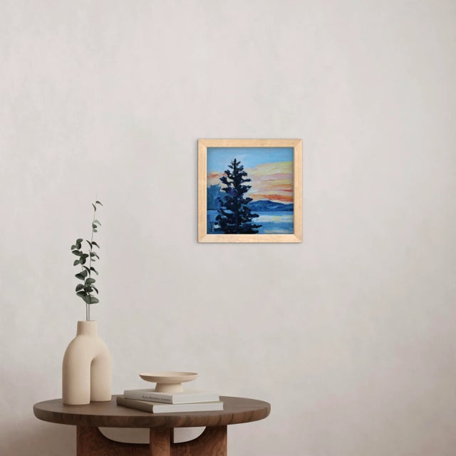 Quiet Places & Journeys — Lake Tahoe Sunset (Original Oil Painting Landscape) For Sale In Reno/Lake Tahoe - Image 6 of 18