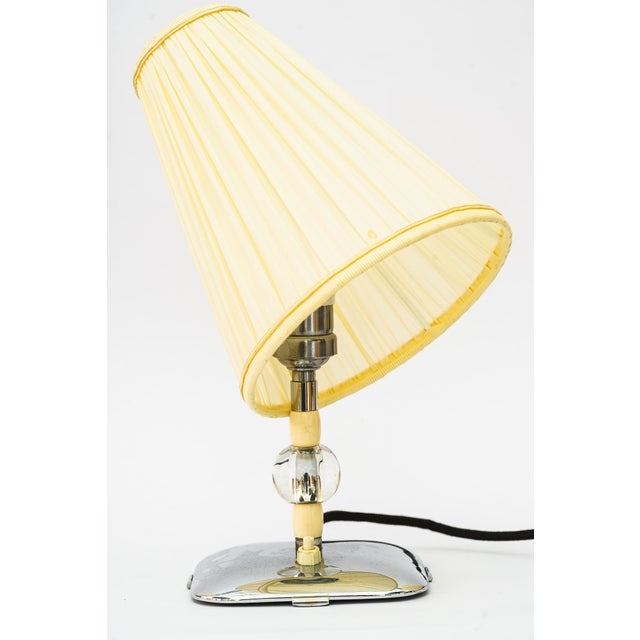 Metal Art Deco Table Lamp, Vienna, 1920s For Sale - Image 7 of 15