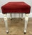 Gold Vintage French Stool in Fabric For Sale - Image 8 of 11