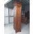 Vintage wine/bar cabinet, the upper section having a mirrored back, wooden slides for wine glasses, two wooden frames for...