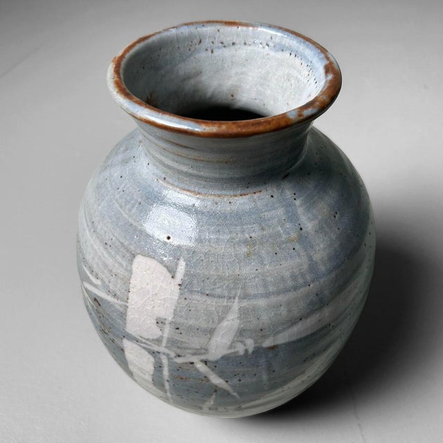 Vintage Mino Ware Bamboo Vase from Kikyoya Kiln, 1960s For Sale - Image 4 of 16