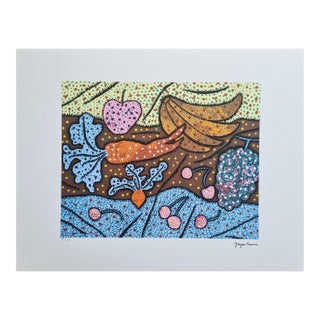 After Yayoi Kusama, Standing..., Lithograph, 1990s For Sale