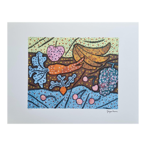 After Yayoi Kusama, Standing..., Lithograph, 1990s