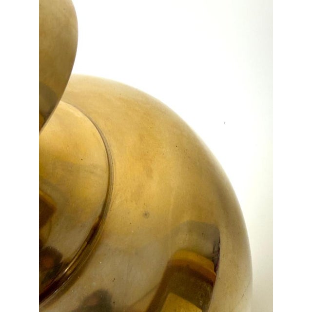 Italian Hollywood Regency Brass Urn Table Lamp, 1970s For Sale - Image 10 of 14
