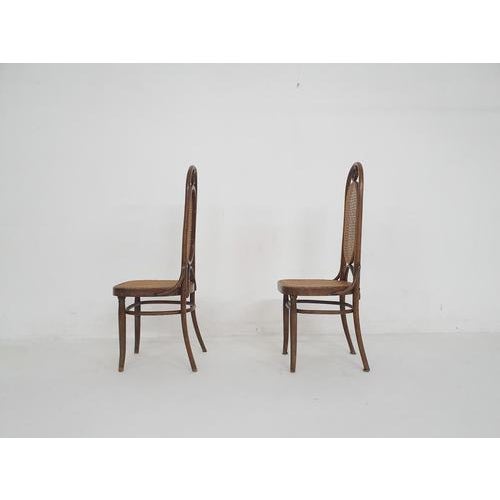 Thonet Nr. 5 Dining Chairs by Michael Thonet for Thonet, Romania, 1900s, Set of 2 For Sale - Image 4 of 13