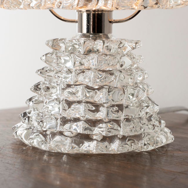 Table Lamps in Rostrato Murano Blown Glass, Italy, 1980s, Set of 2 For Sale - Image 9 of 13