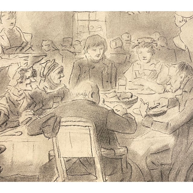 19th century tavern scene signed A Werner,. Possibly the work of Adolf Werner (1827 - 1904) whose subjects were similar to...