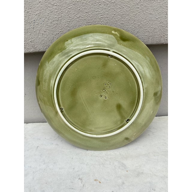 1900 - 1909 Large French Platter Swan Orchies Circa 1900 For Sale - Image 5 of 6