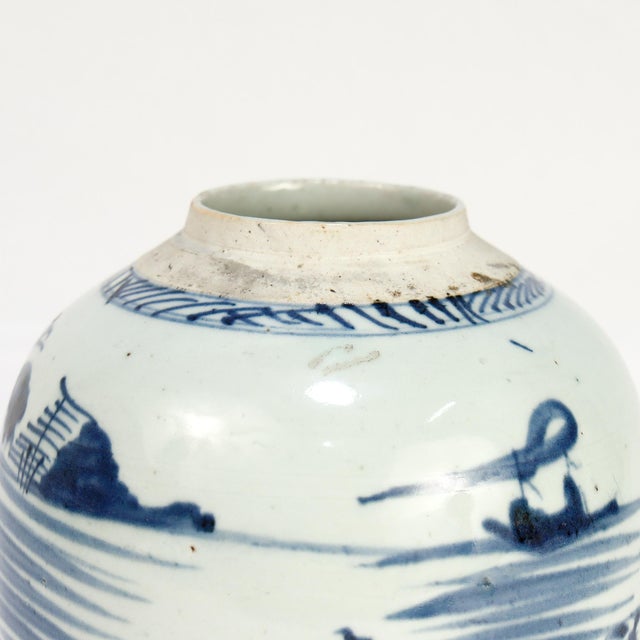 Antique Chinese Export Porcelain Ginger Jar For Sale - Image 10 of 12
