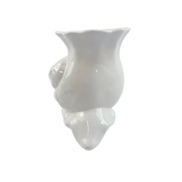 1980's Blanc De Chine Large Snail Planter For Sale - Image 4 of 10